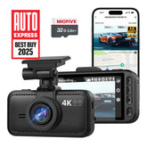 Miofive S1 Autokamera, 4K-Auflösung, mit einer kostenlosen 32-GB-Speicherkarte